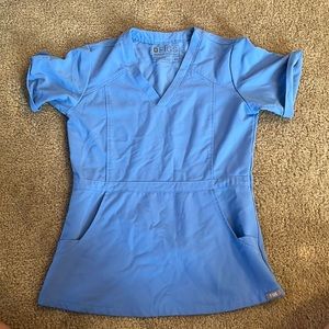 figs scrub top size xxs